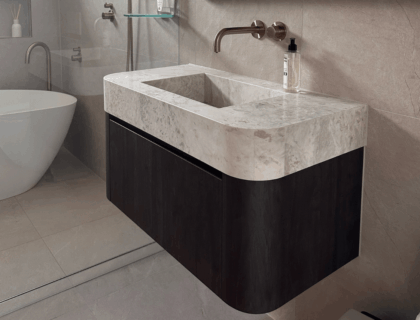 Arlo Vanity custom bathroom cabinet for storage