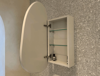 Flow Mirrored Cabinet designer mirrored cabinet